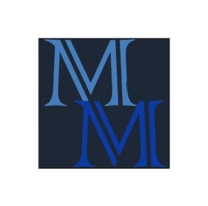Mirene Mairena PA firm logo — navy blue MM monogram