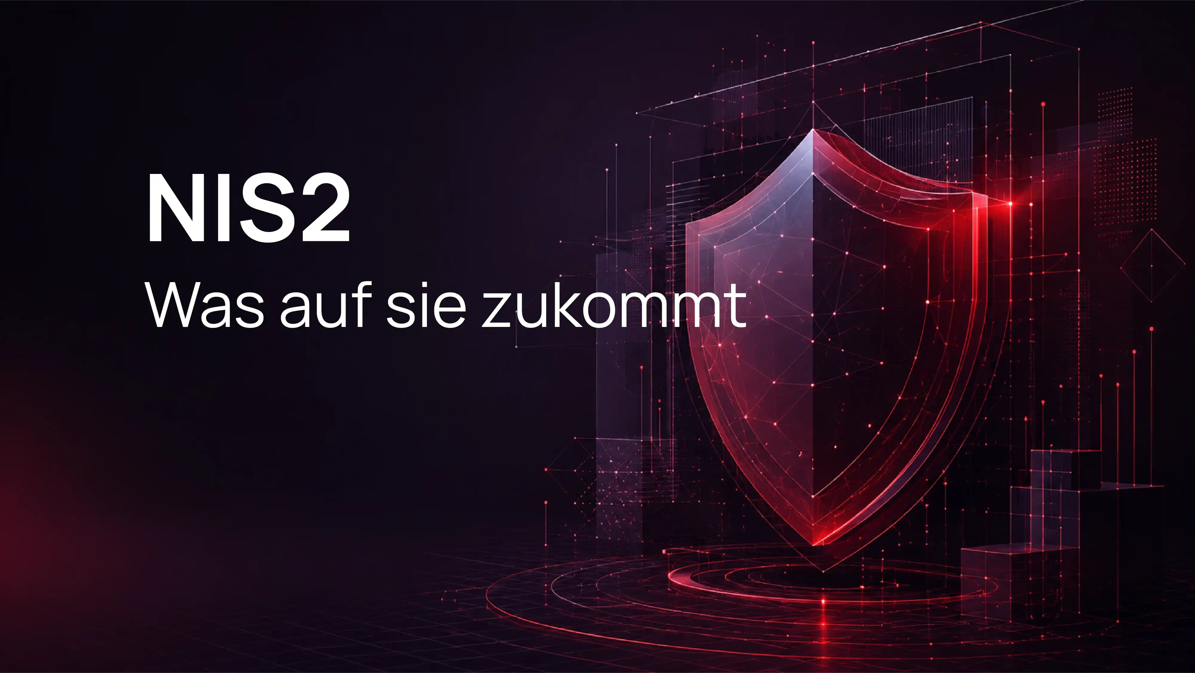 Digitales Schutzschild als Symbol für NIS2 und Cybersecurity