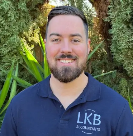 Busselton accountant Lachie Bailey at LKB Accountants professional mug shot