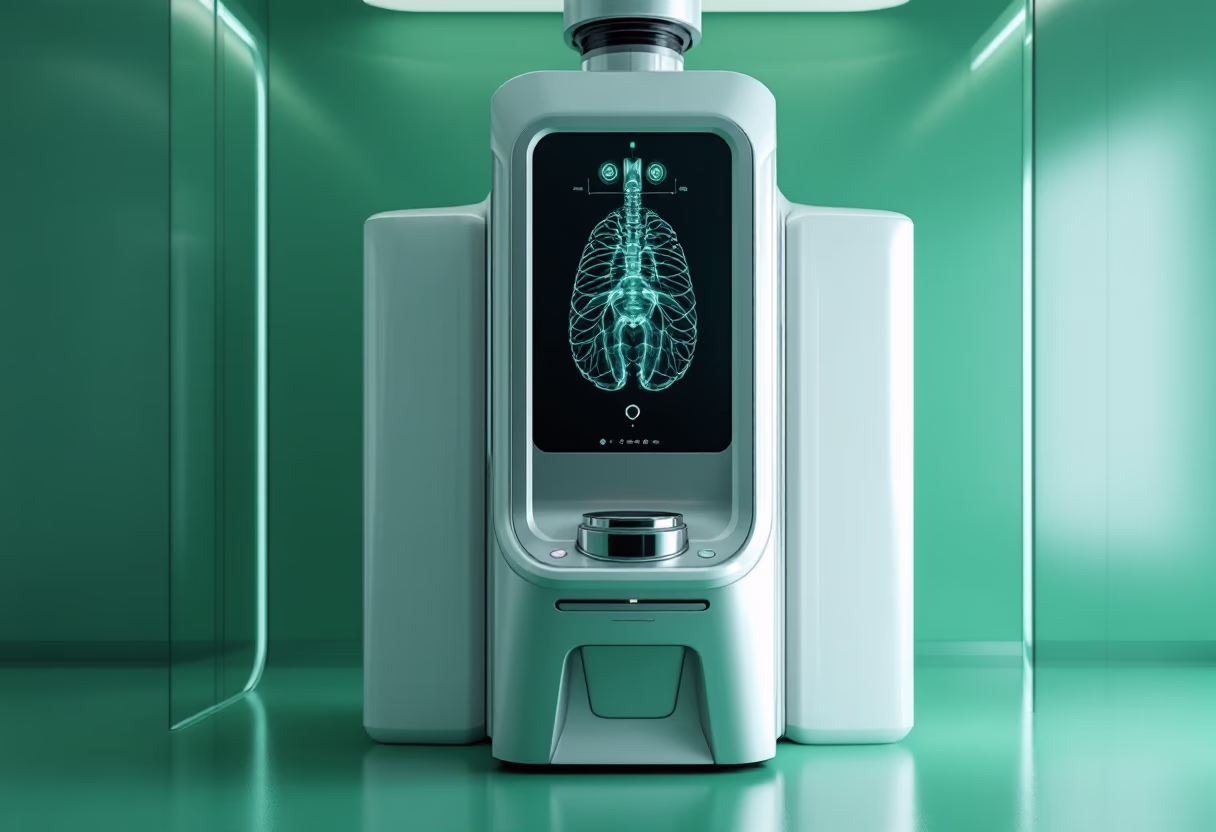 image series showcasing ai technology in healthcare