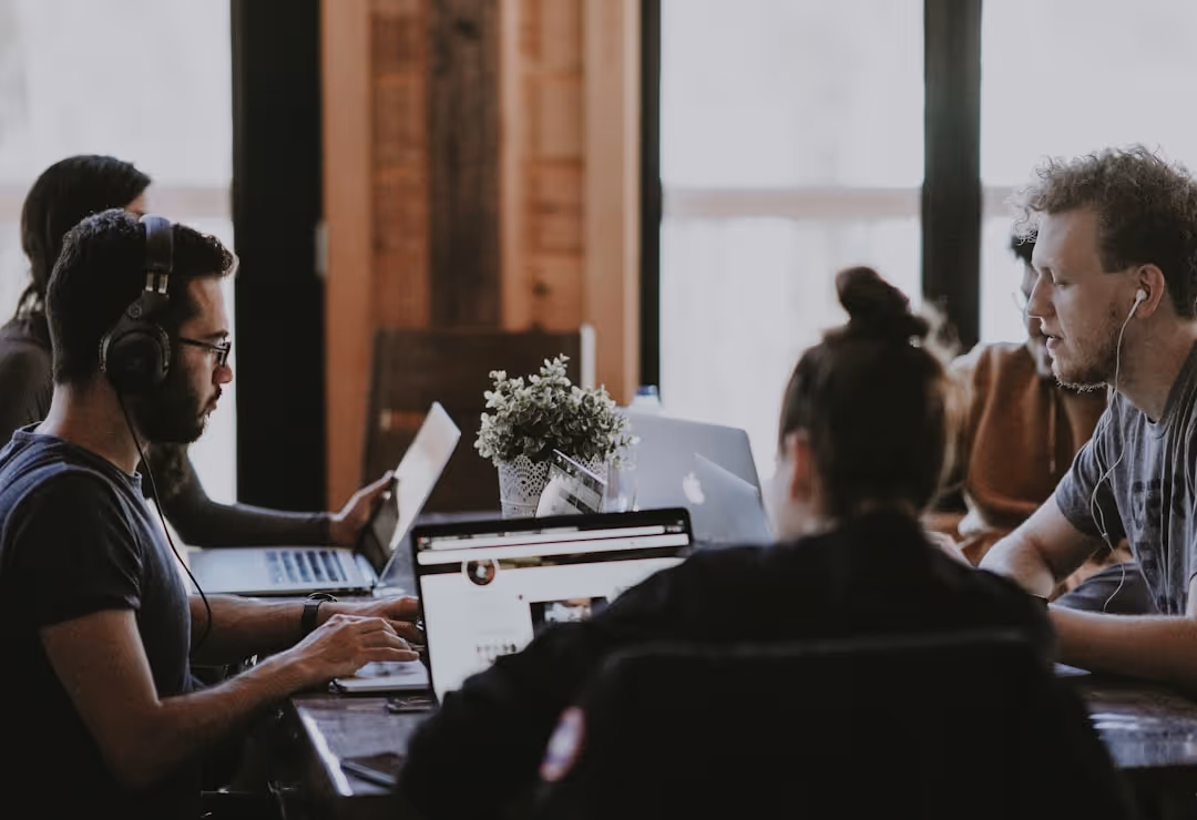 Collaboration in action, illustrating effective task management techniques.