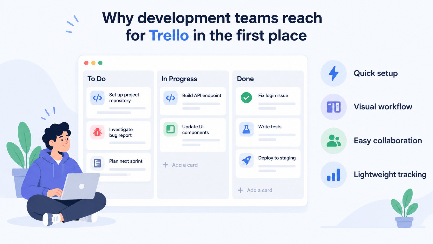 Why development teams reach for Trello in the first place