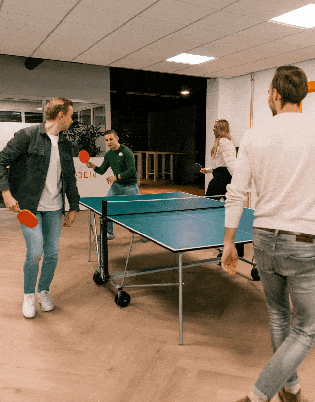 Ontmoet onze enthousiaste club van business denkers en tech doeners