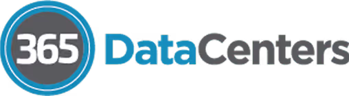 365 DataCenters logo with a blue circle around the number 365 and the text DataCenters.