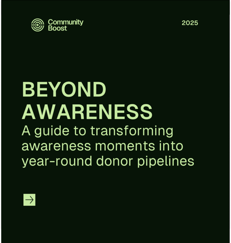 Beyond Awareness: Building Year-Round Donor Pipelines