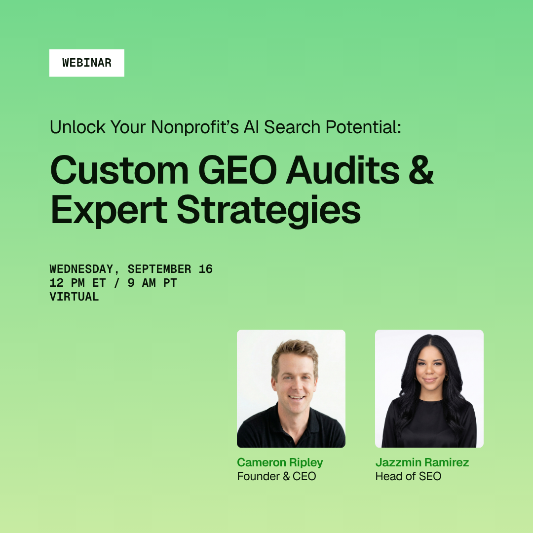 Unlock Your Nonprofit’s AI Search Potential: Custom GEO Audits & Expert Strategies