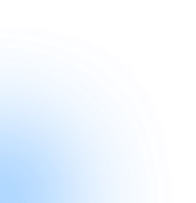 Blue circle with a white question mark in the center, symbolizing FAQs.