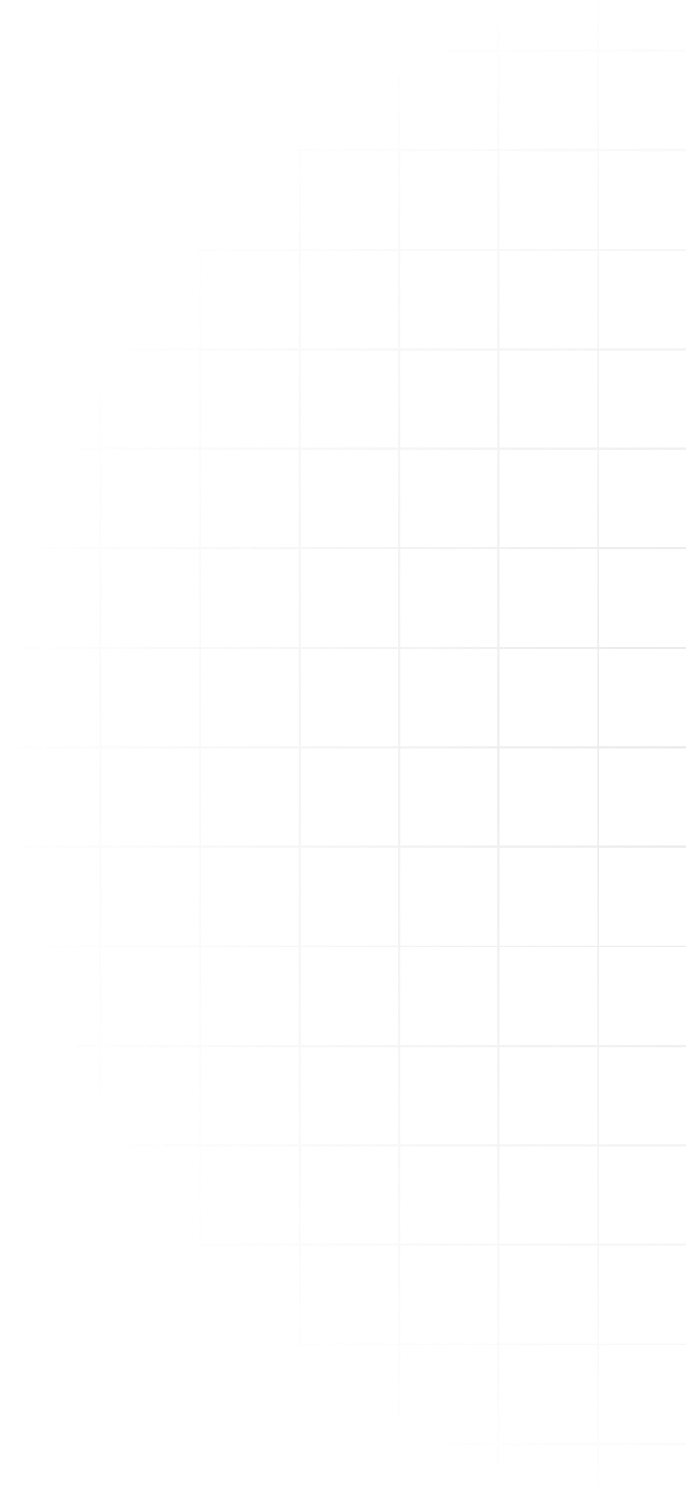 White grid lines forming a stepped circular shape on a transparent background.