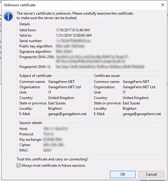How can I transfer my files without access to renderBeamer? (FTP)