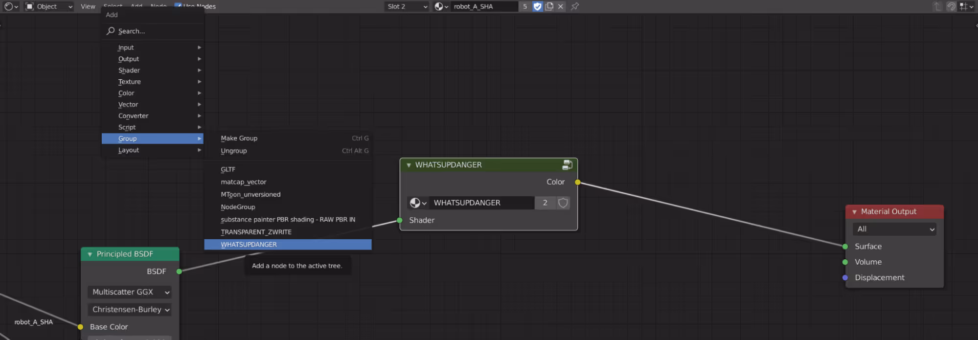 Blender 노드 에디터