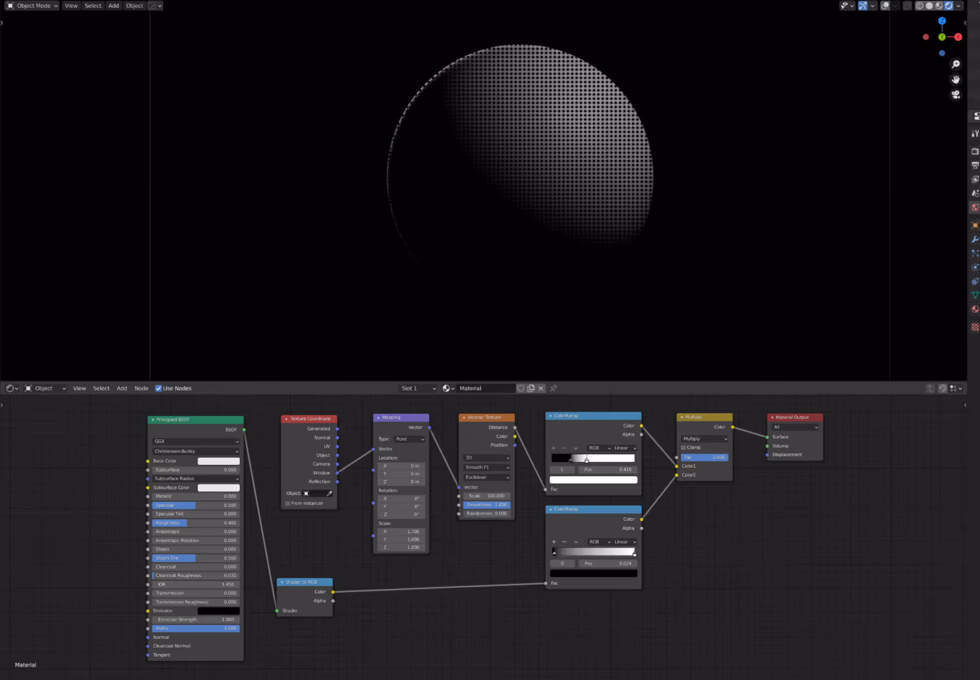Blender 노드 에디터
