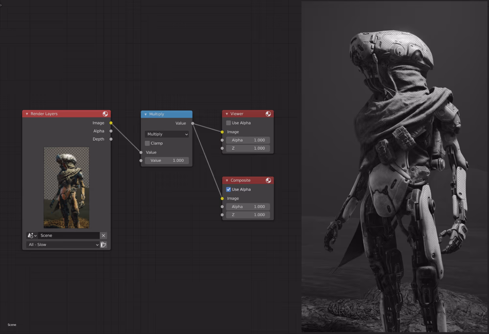 Blender 노드 에디터