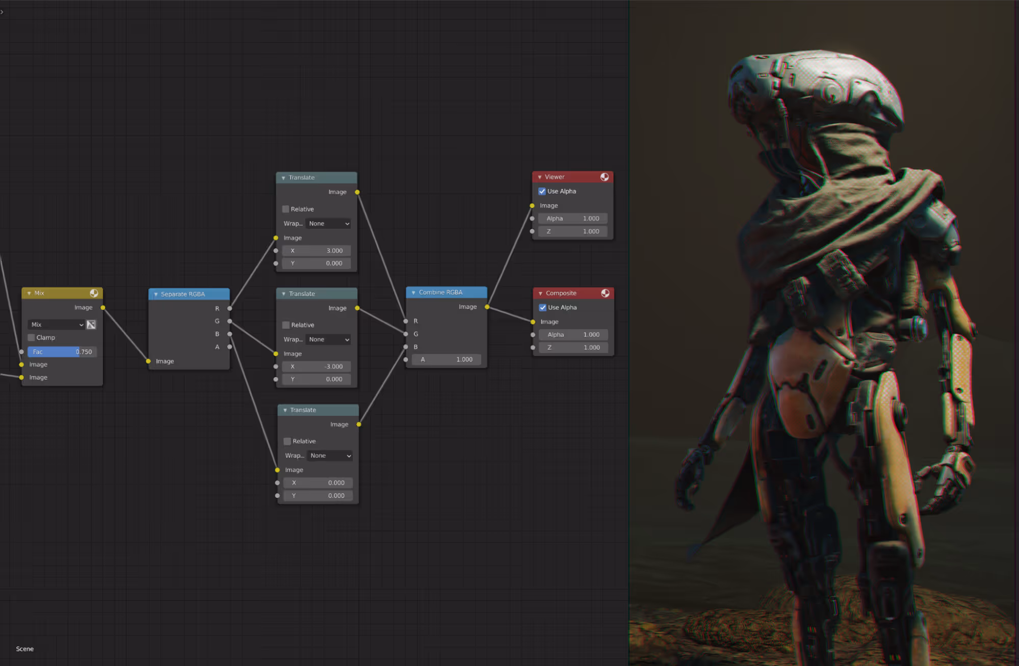 Blender 노드 에디터