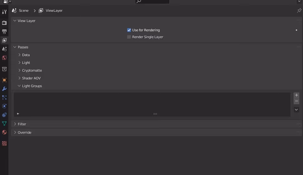 Blenderのライトグループ-ライトグループの設定
