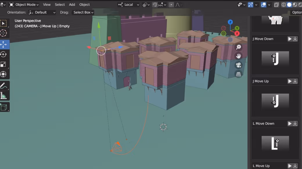 How to move cameras in Blender like a cinematographer using Cinepack