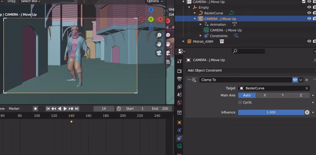 How to move cameras in Blender like a cinematographer using Cinepack