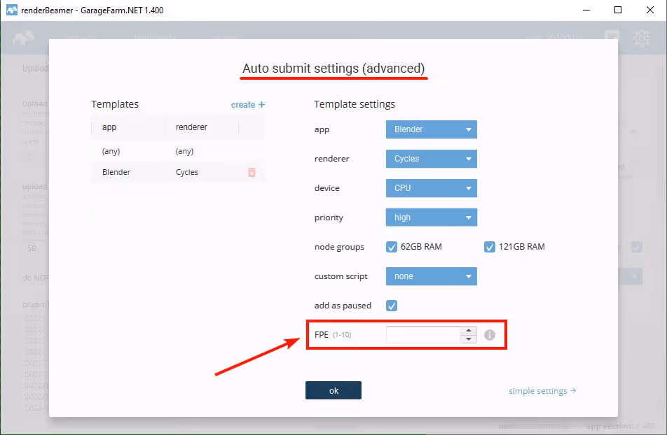 How to use and optimize Frame Per Execution (FPE)