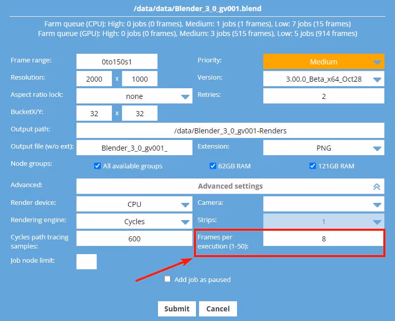 How to use and optimize Frame Per Execution (FPE)