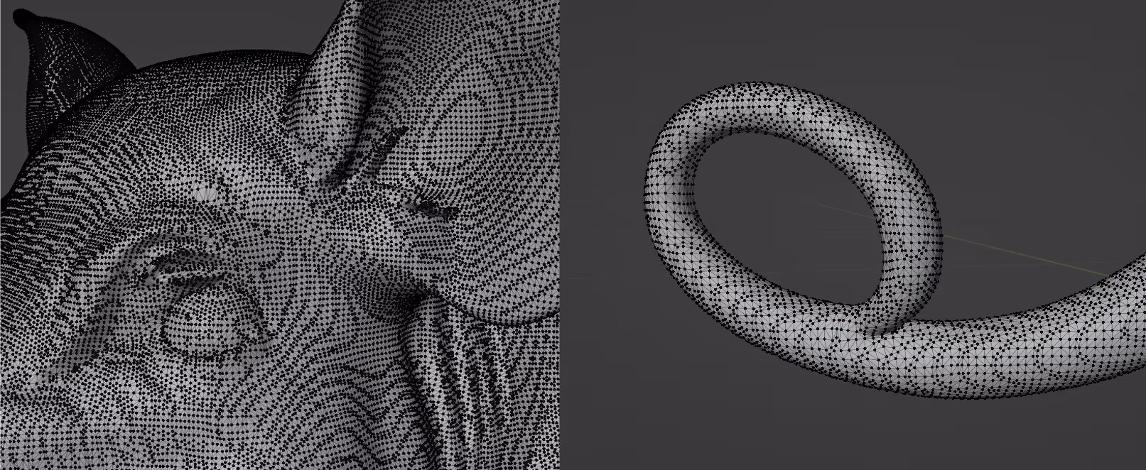 Examples of structural inaccuracies from a 3D generated model