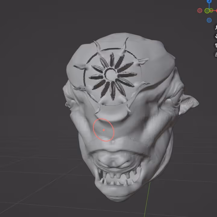 Efficient sculpting with VDM brushes in Blender