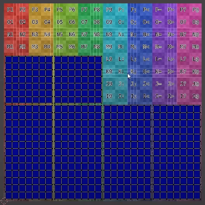 UV layout