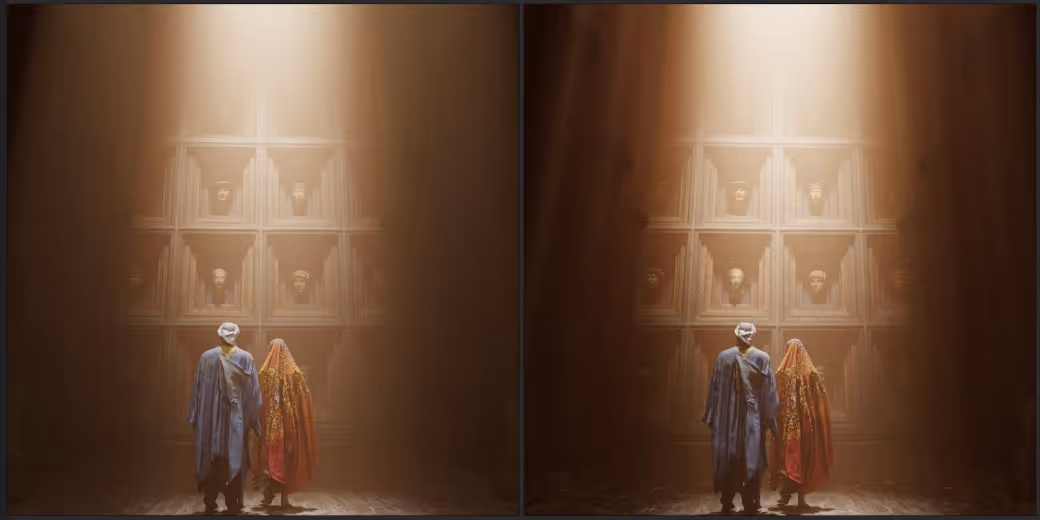 Gobos in lighting