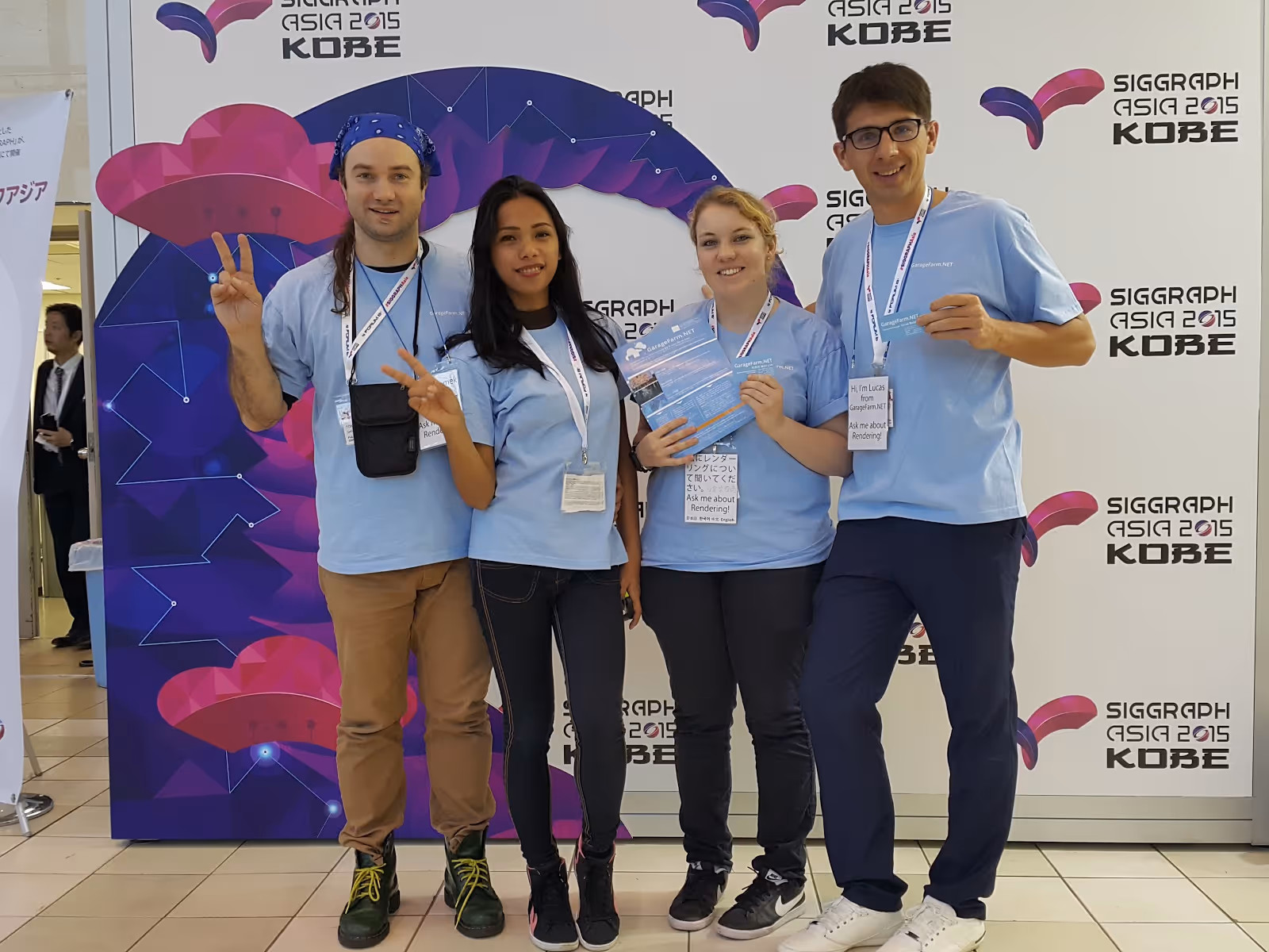 Lucas with our delegation to Siggraph Asia 2015