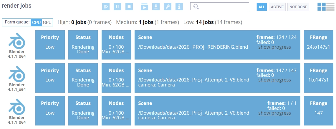garagefarm render farm priority