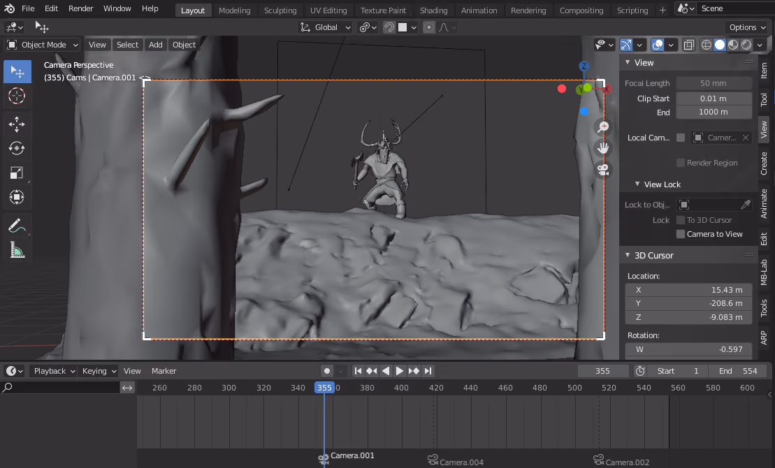 Blender 단편 애니메이션