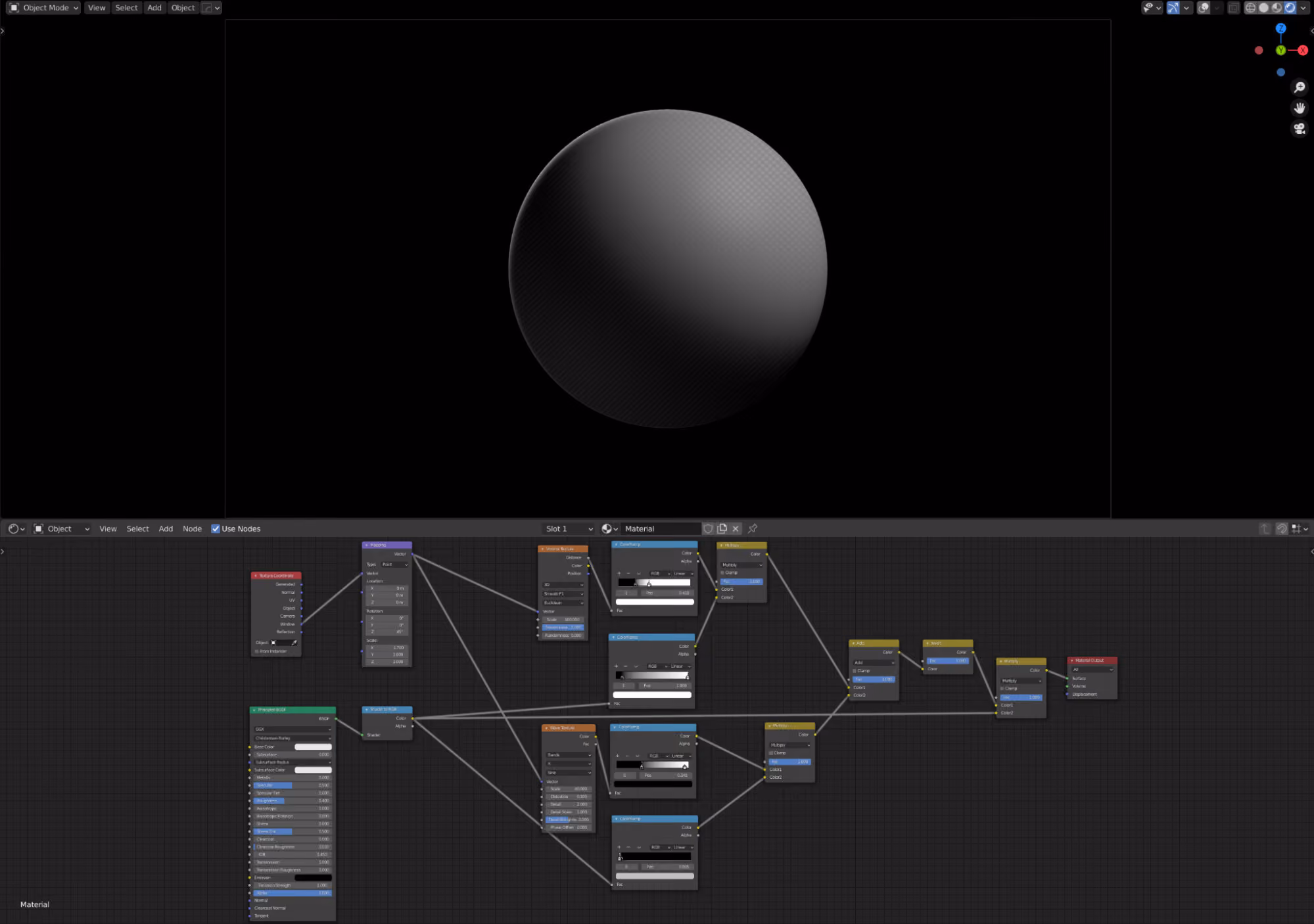 Blender 노드 에디터