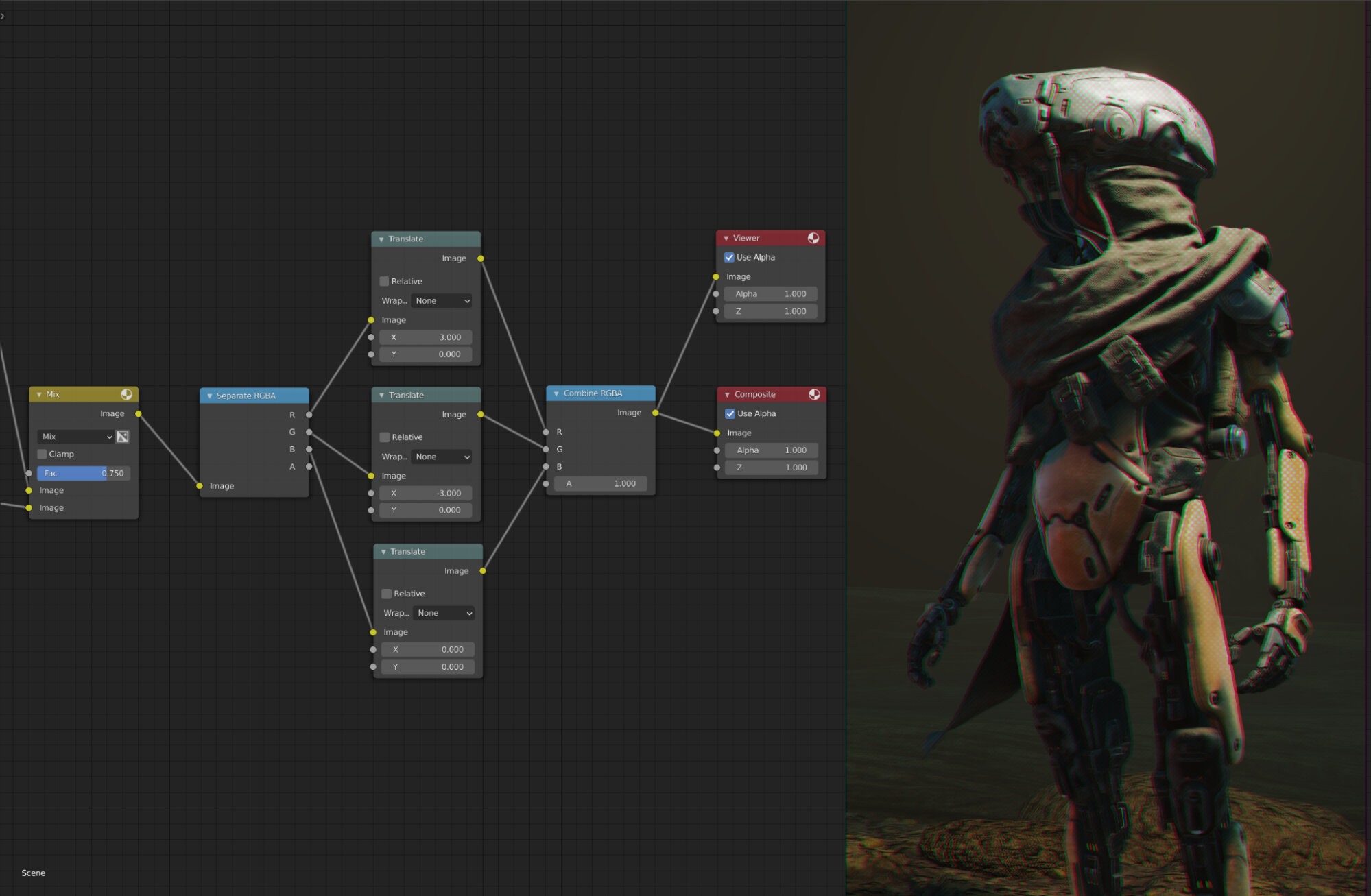 Blender 노드 에디터