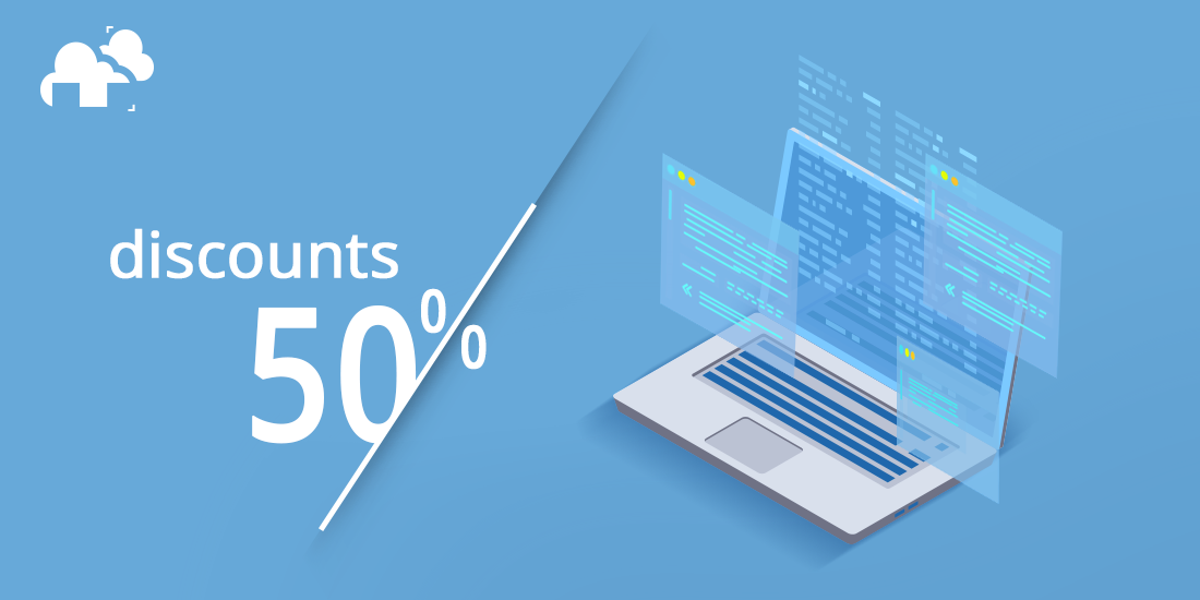 렌더링 50% 할인