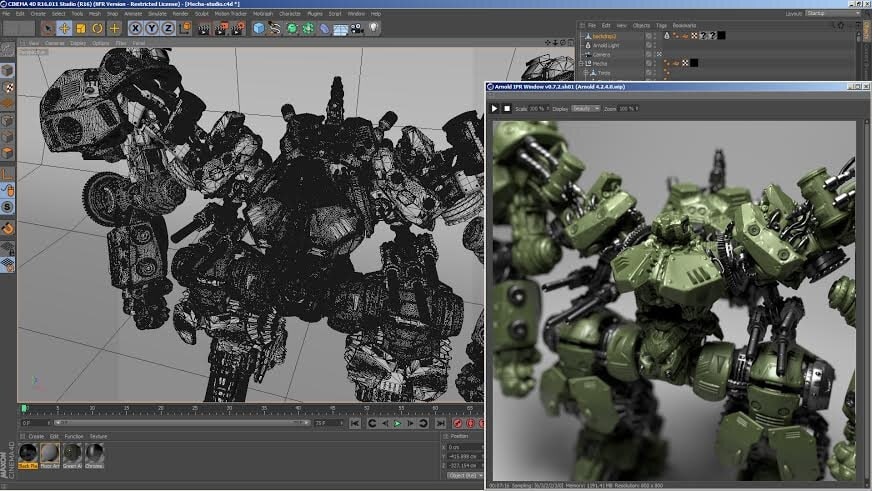 C4D 렌더링
