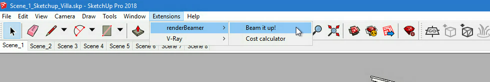 Plugin startup menu