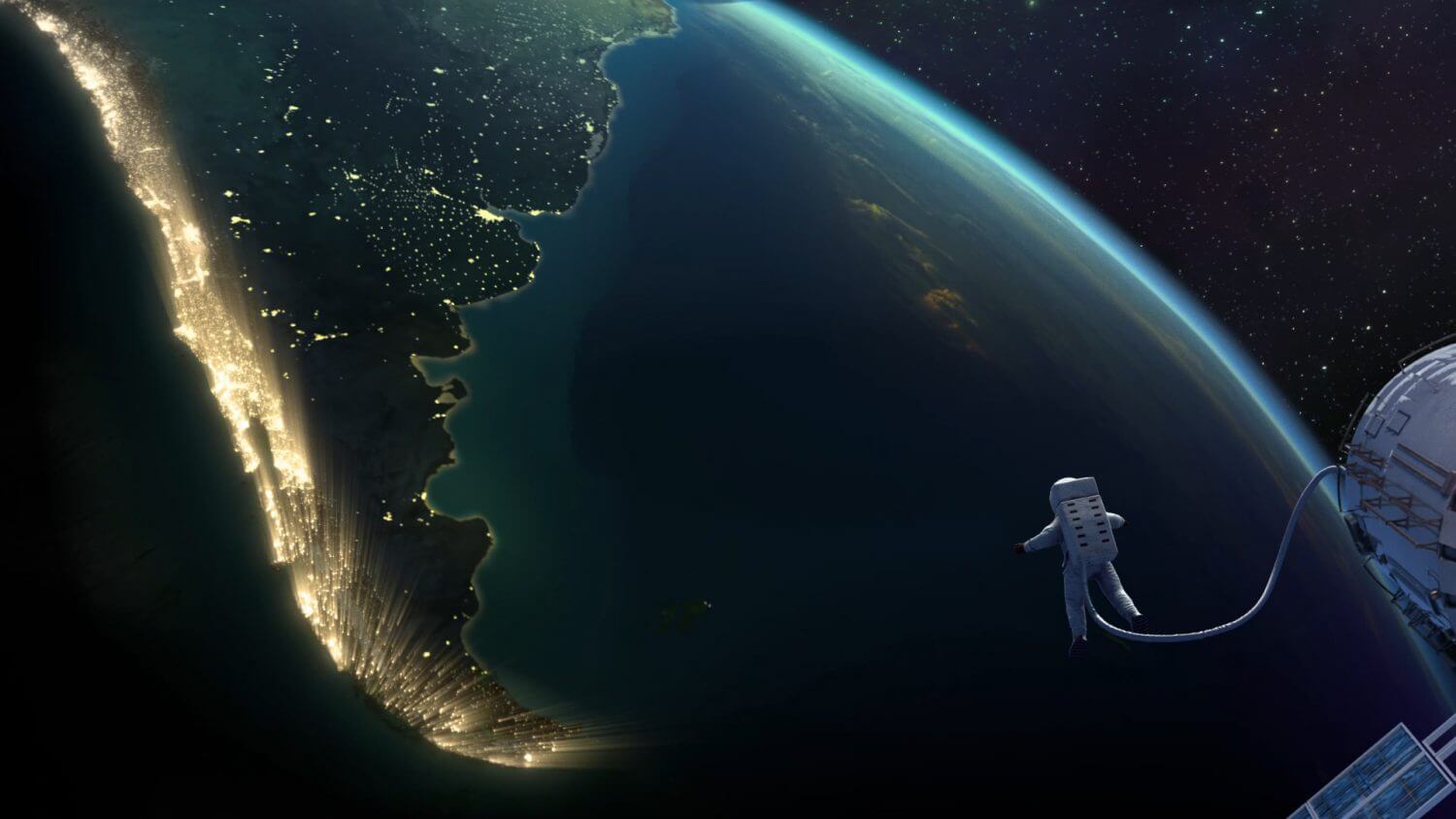 Banco De Chili Spot Earth from Space
