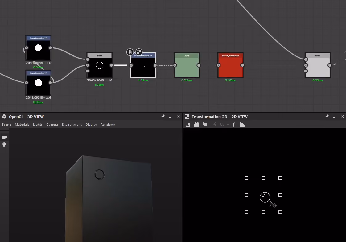 OpenGL - 3D ビュー