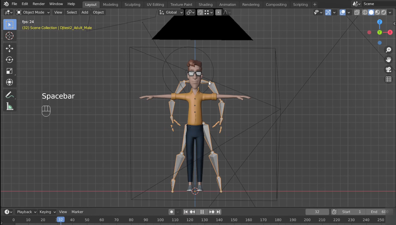 Deepmotion 및 Blender를 사용한 자동 모션 캡처