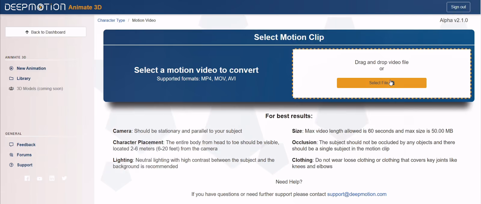 Deepmotion 및 Blender를 사용한 자동 모션 캡처