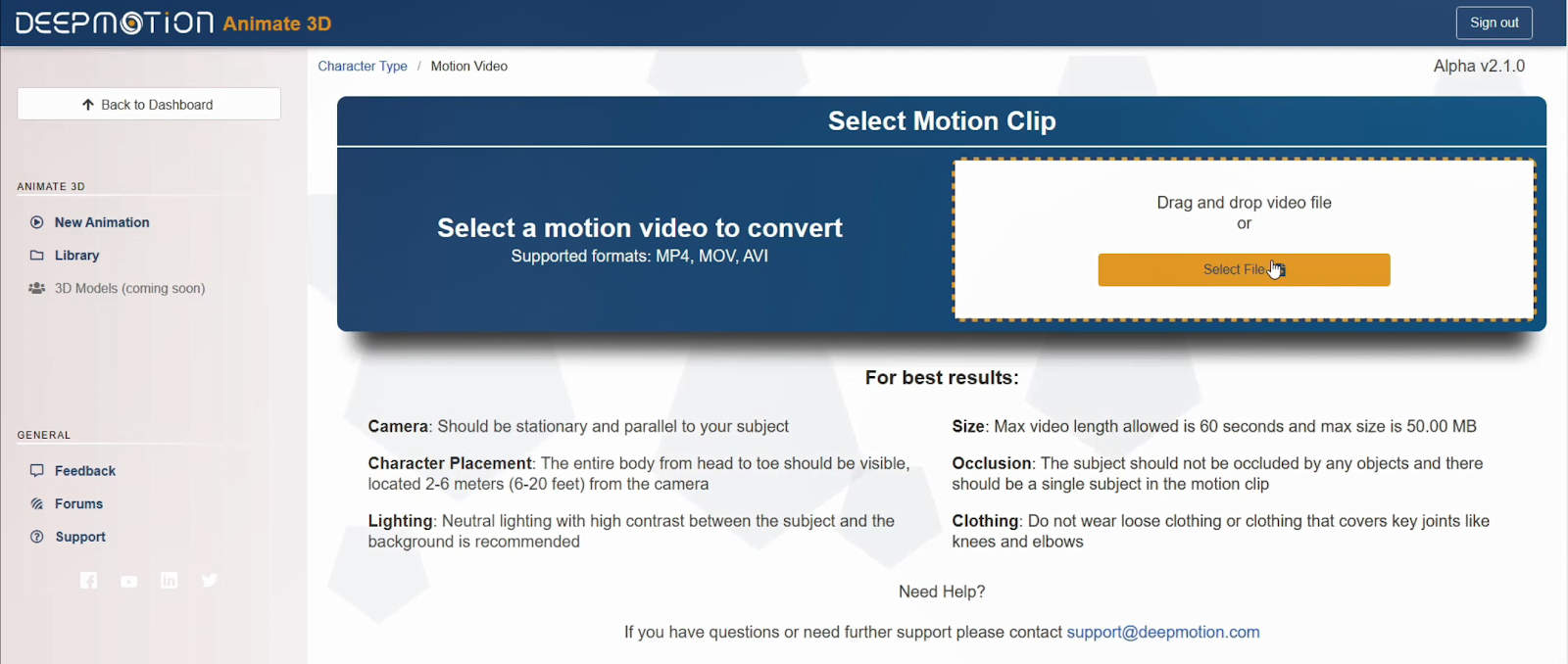 Deepmotion 및 Blender를 사용한 자동 모션 캡처