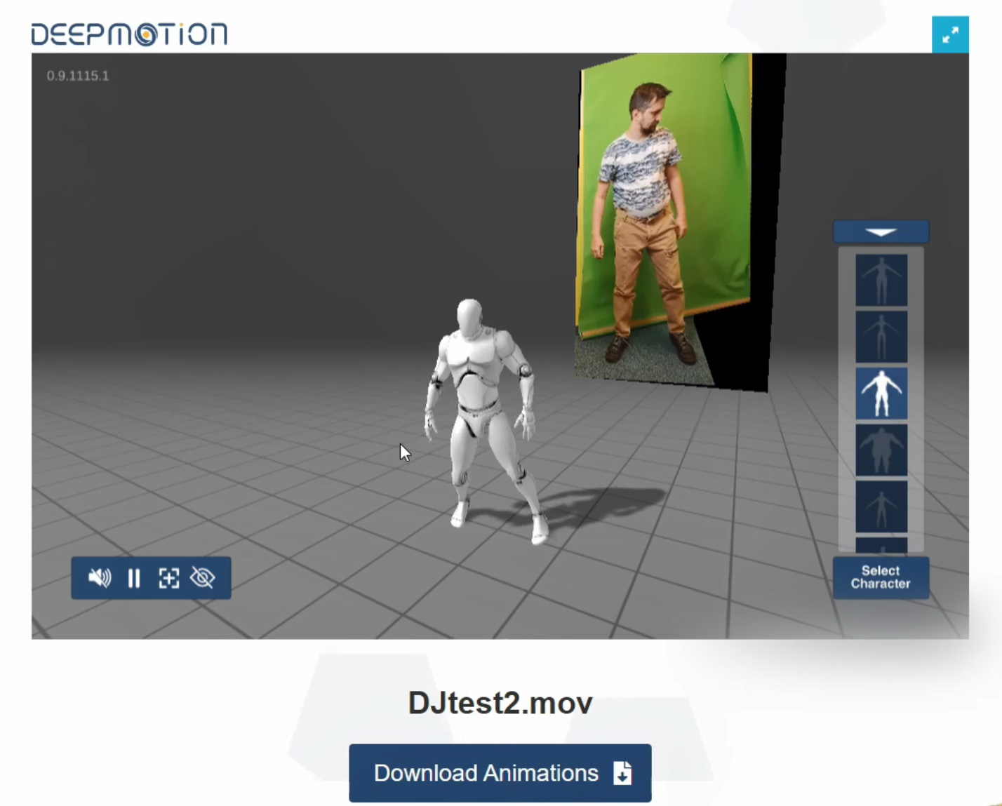 Deepmotion 및 Blender를 사용한 자동 모션 캡처