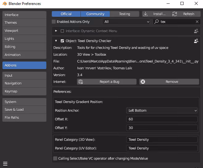 A Texel Density Walkthrough for Blender Artists