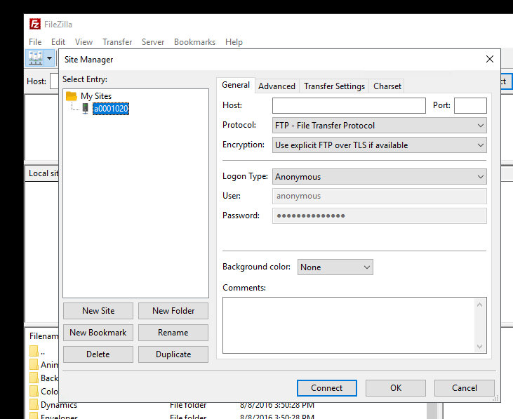 How can I transfer my files without access to renderBeamer? (FTP)