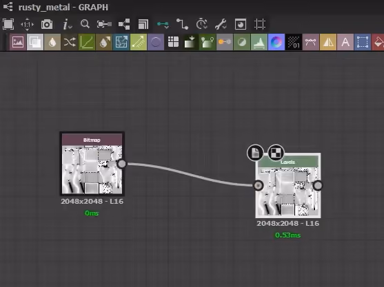 levelノードを追加し、値を反転