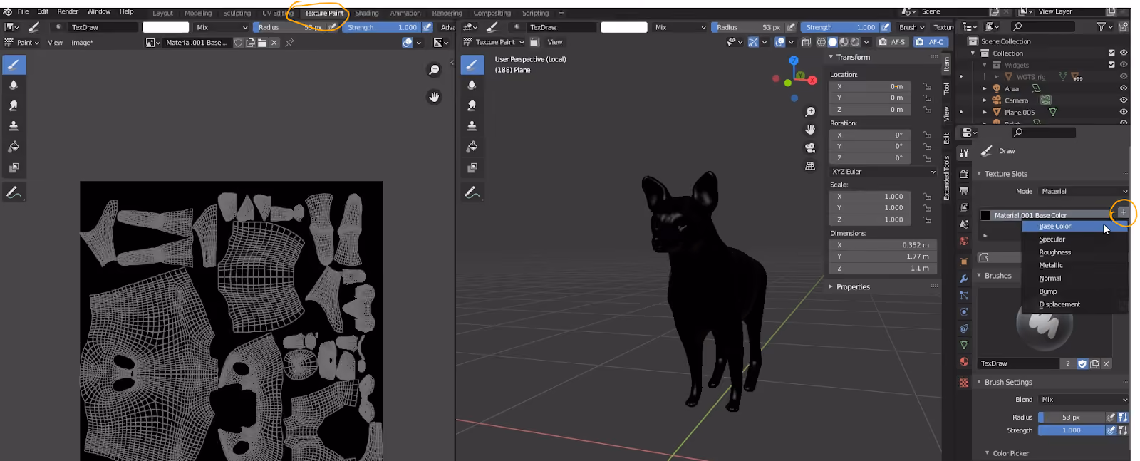 Blenderでマスクの準備