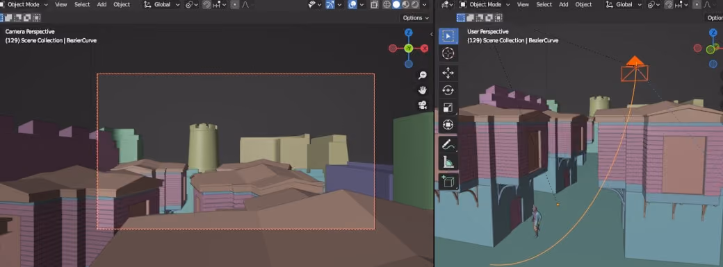 How to move cameras in Blender like a cinematographer using Cinepack