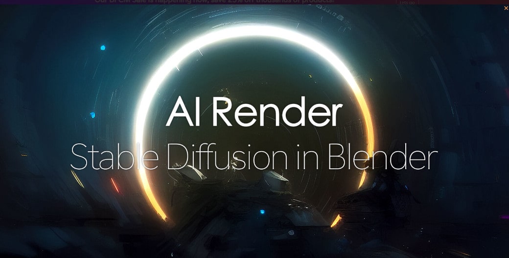Stable Diffusion for rendering in Blender