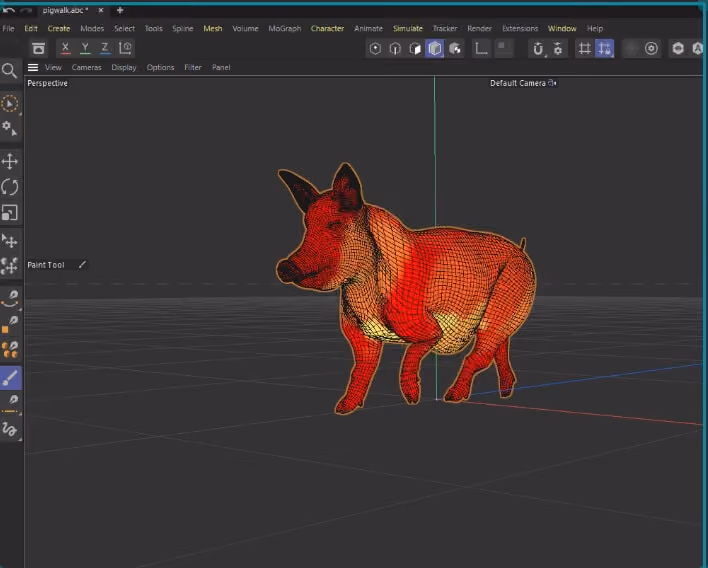 AlembicのアセットでCinema 4D のジグルデフォーマを使用する方法