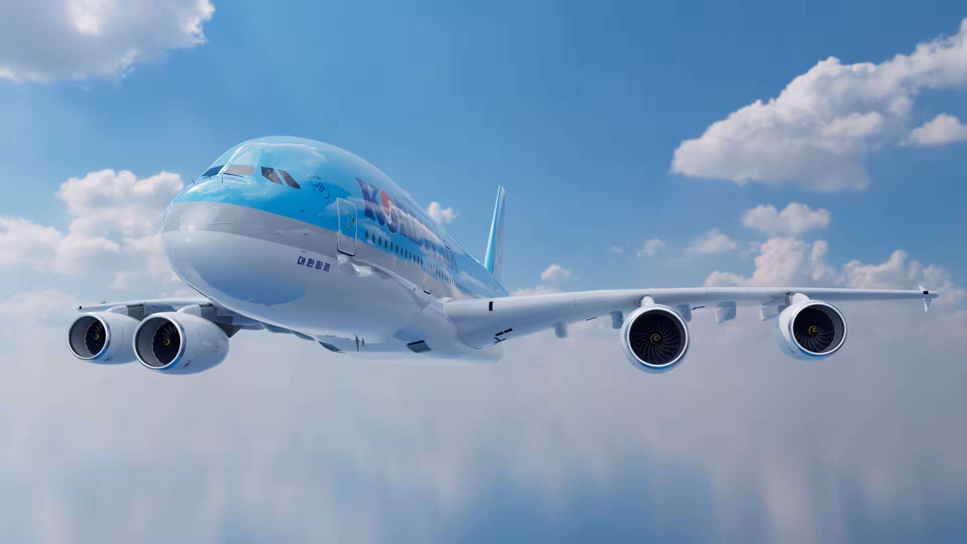 Korea Air render by DIVO Production