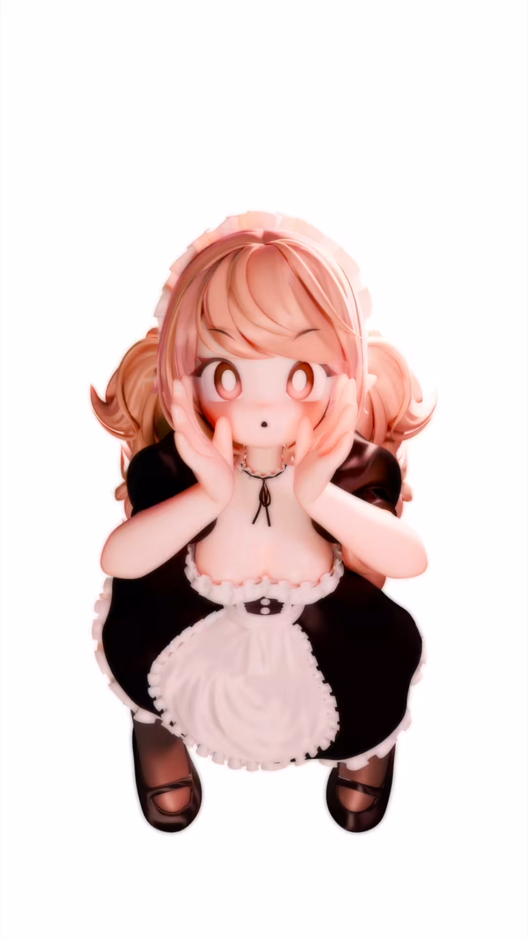 3d maid character by Min-Jeong Shin