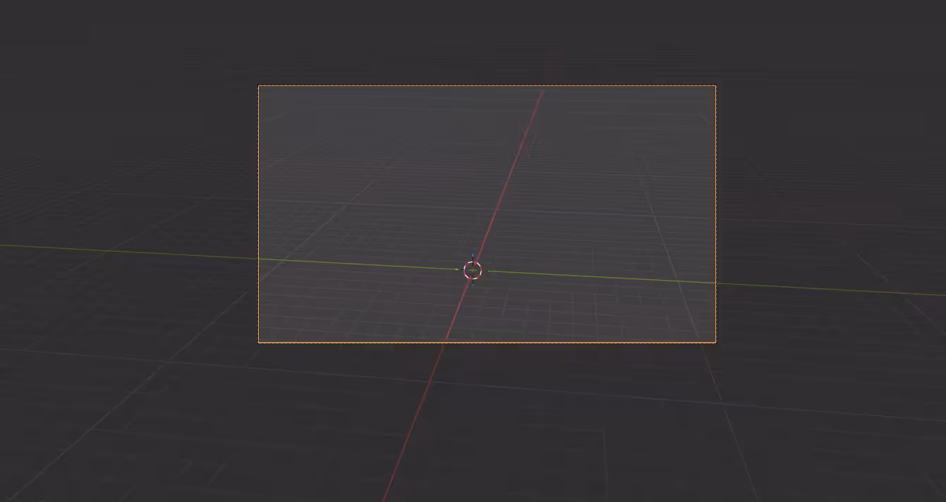Blender's camera view